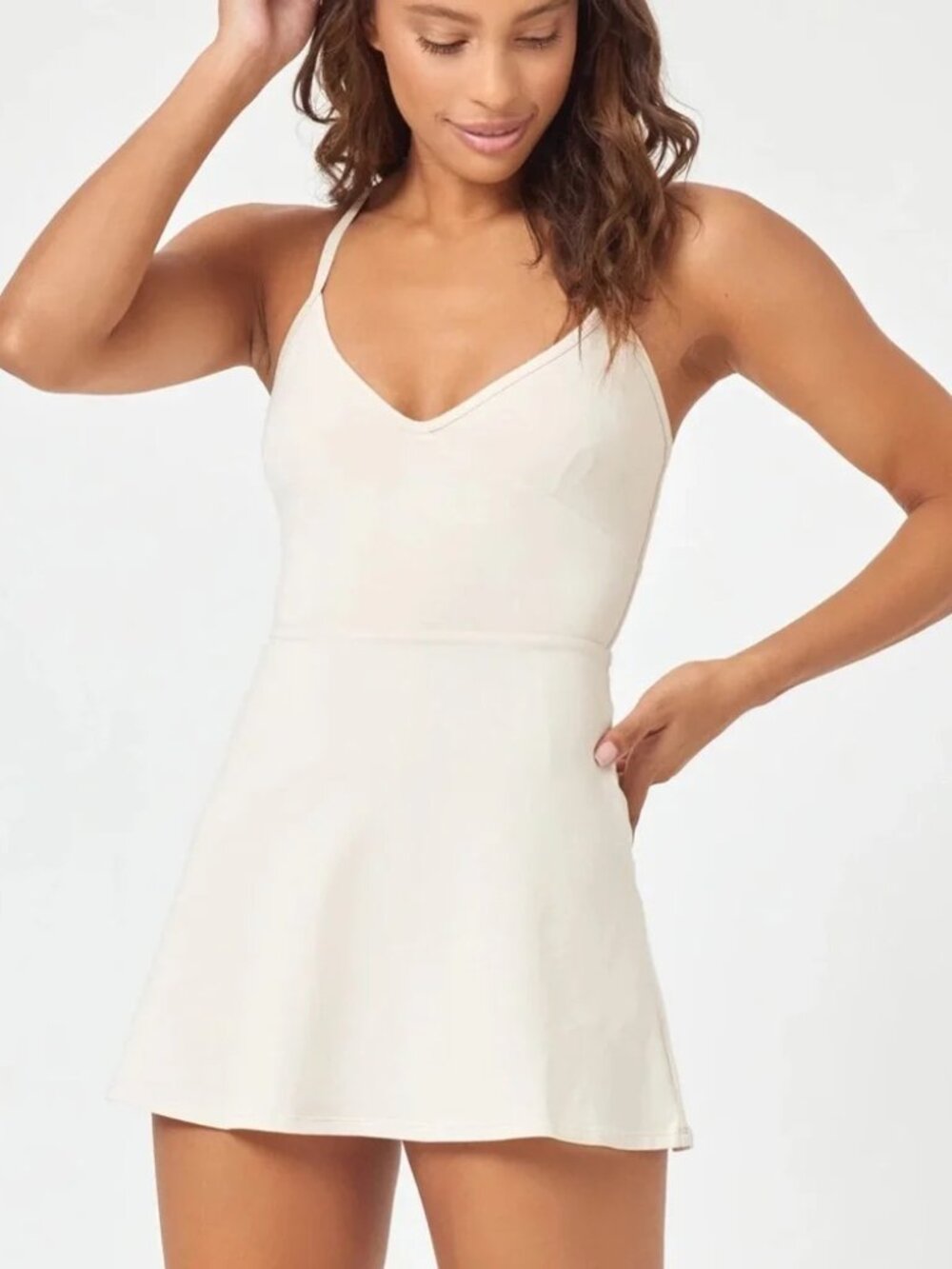 lspace rally dress bone - active skort dress